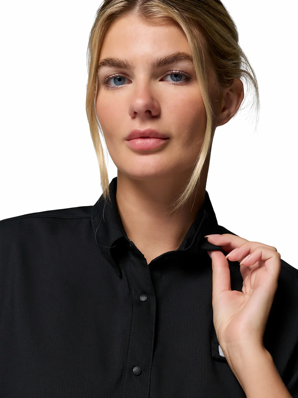 Blusa Para Mujer Manga Corta PFG Tamiami™ II Negra Vestuario - Image 5