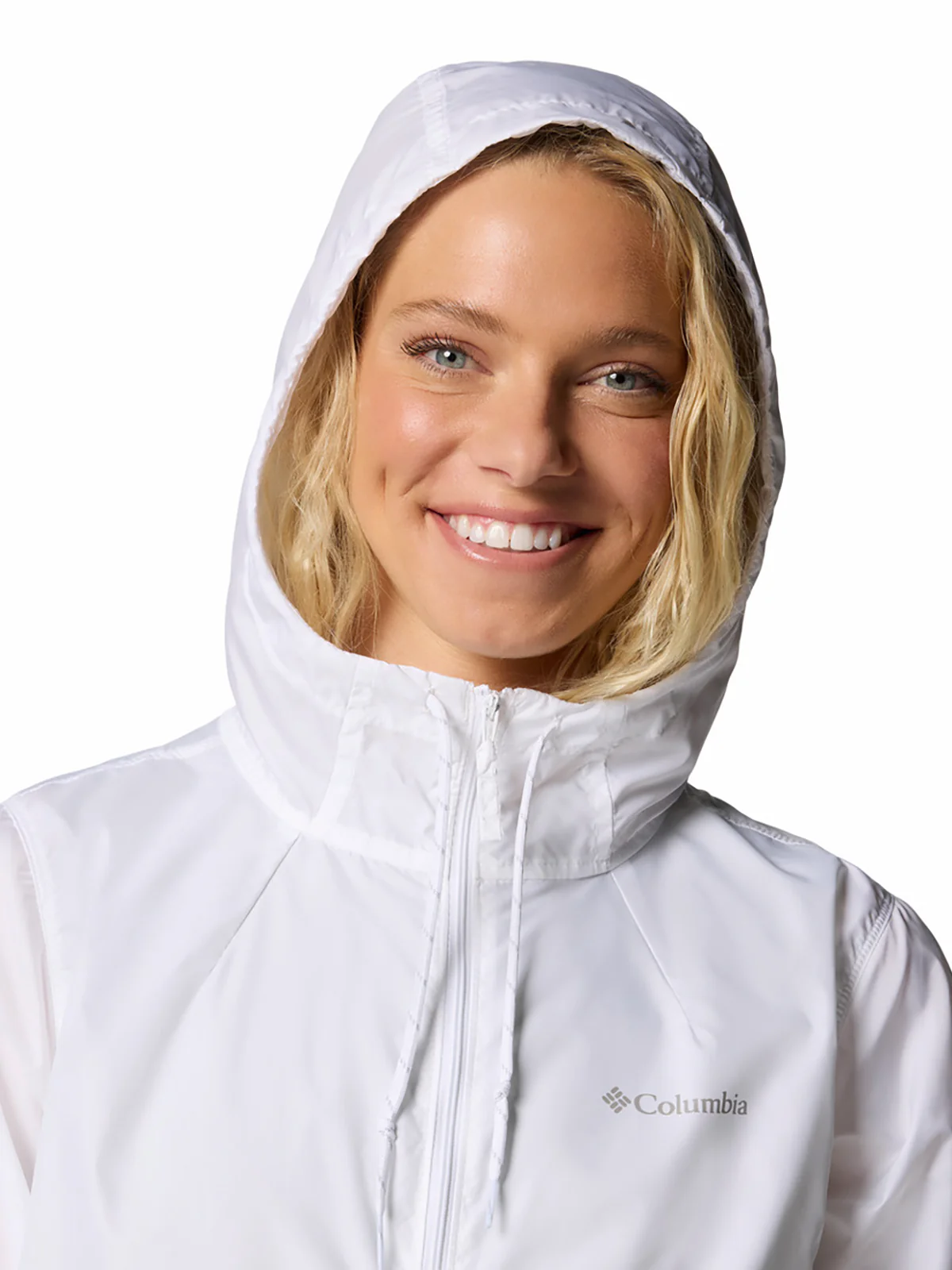 Casaca Para Mujer Cortaviento Flash Forward™ II Blanca Vestuario - Image 5